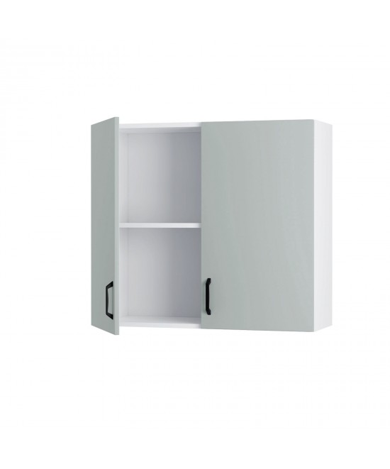 Modest Πάνω Ντουλάπι Γκρι 80x32x72εκ