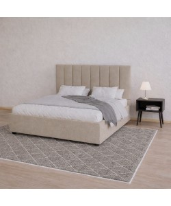 Κρεβάτι Unona Μπεζ 160x200cm