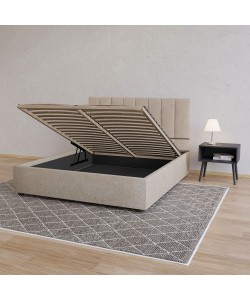 Κρεβάτι Unona Μπεζ 160x200cm