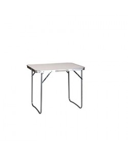 Τραπέζι πτυσσόμενο ΠΙΚ-ΝΙΚ από μέταλλο σε λευκό χρώμα 70x50x60