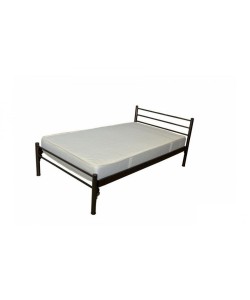 Κρεβάτι ημίδιπλο μεταλλικό σε χρώμα μαύρο 110x190 Κρεβάτι ημίδιπλο μεταλλικό σε χρώμα μαύρο 110x190