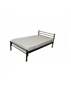 Κρεβάτι διπλό μεταλλικό σε χρώμα μαύρο 140x190