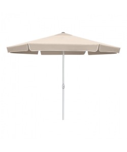 Ομπρέλα στρόγγυλη από αλουμίνιο/ύφασμα σε εκρού χρώμα Φ3μ