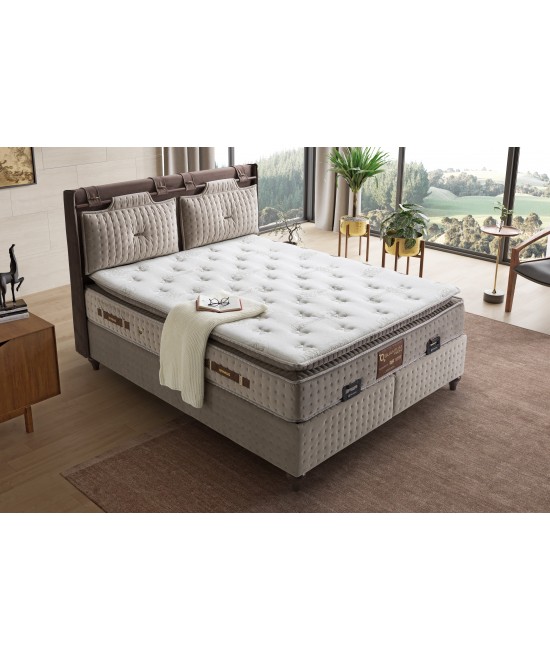 Στρώμα ''QUANTUM TECK'' pocket spring+gel memory foam+latex 36-38cm 160x200