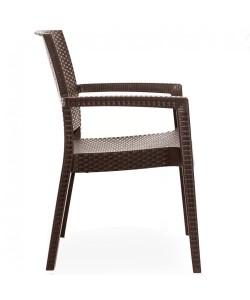 Πολυθρόνα βαρέους τύπου ZEUS απο PP σε χρώμα καφέ 52x47x89 Πολυθρόνα βαρέους τύπου ZEUS απο PP σε χρώμα καφέ 52x47x89