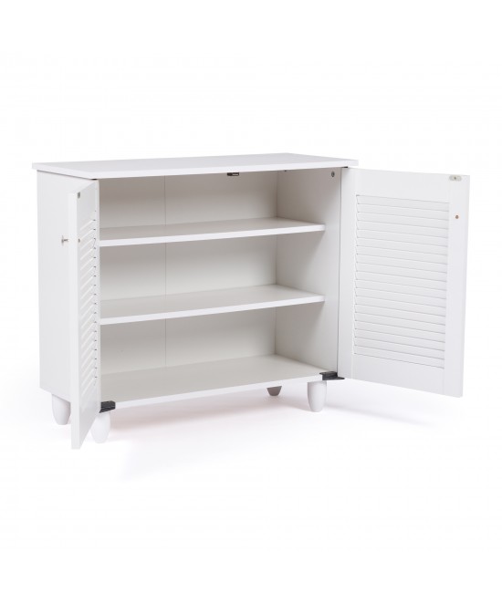 Παπουτσοθήκη-ντουλάπι REA χρώμα λευκό 76.8x33.6x67.5