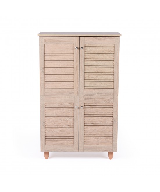Παπουτσοθήκη-ντουλάπι REA χρώμα sonoma 77x34x123
