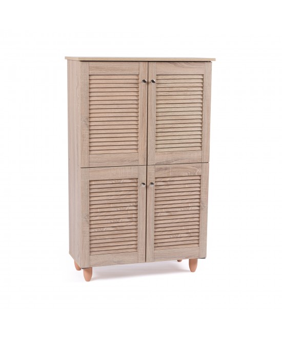 Παπουτσοθήκη-ντουλάπι REA χρώμα sonoma 77x34x123