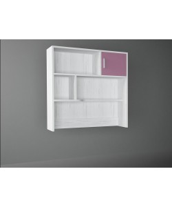 Εταζέρα σε χρώμα λευκό ρουστίκ-ροζ 100x30x100 Εταζέρα σε χρώμα λευκό ρουστίκ-ροζ 100x30x100