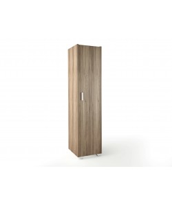 Ντουλάπα μονόφυλλη σε χρώμα καρυδί 48x50x180