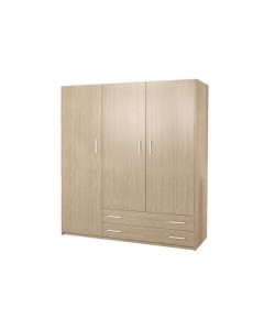 Ντουλάπα τρίφυλλη σε δρυς χρώμα 150x60x180 Ντουλάπα τρίφυλλη σε δρυς χρώμα 150x60x180