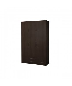 Ντουλάπα τρίφυλλη με πατάρι σε βέγγε χρώμα 150x60x240 Ντουλάπα τρίφυλλη με πατάρι σε βέγγε χρώμα 150x60x240