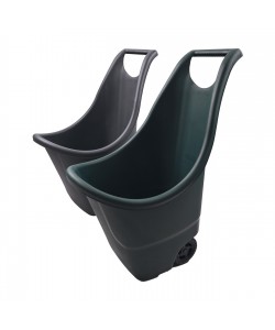 Καρότσι κήπου πλαστικό 50lt σε χρώμα γκρι