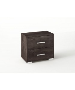 Κομοδίνο με 2 συρτάρια σε χρώμα βέγγε 50x34x48 Κομοδίνο με 2 συρτάρια σε χρώμα βέγγε 50x34x48