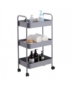 Τρόλεϊ “PRO” τριών θέσεων σε χρώμα γκρι 85x35x45 Τρόλεϊ “PRO” τριών θέσεων σε χρώμα γκρι 85x35x45