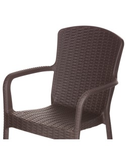 Πολυθρόνα βαρέους τύπου TURAN απο PP σε χρώμα καφέ 43x40x86 Πολυθρόνα βαρέους τύπου TURAN απο PP σε χρώμα καφέ 43x40x86