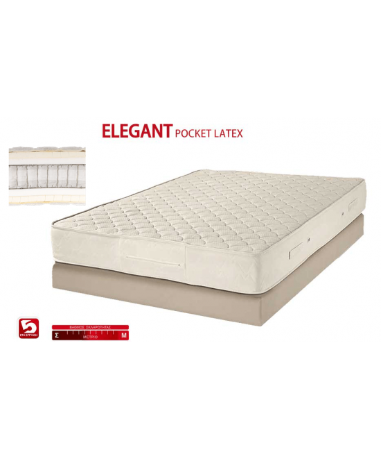 KPS ΣΤΡΩΜΑ ELEGANT POCKET LATEX 160X200X29EK