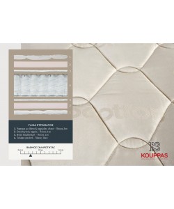 KPS ΣΤΡΩΜΑ BODYFEEL ANATOMIC 180X200X30ΕΚ BIOCOTTON KPS ΣΤΡΩΜΑ BODYFEEL ANATOMIC 180X200X30ΕΚ BIOCOTTON