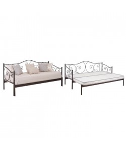 KPS/ JULIET 2ΘΕΣΙΟΣ ΚΑΝΑΠΕΣ- ΗΜΙΔΙΠΛΟ ΚΡΕΒΑΤΙ ΜΕ ΜΗΧΑΝΙΣΜΟ ΜΕΤΑΛΛΙΚΟ ΜΑΖΙ ΜΕ ΣΤΡΩΜΑΤΑ ΕΛΛΗΝΙΚΗΣ ΚΑΤΑΣΚΕΥΗΣ 120Χ100/200 ΕΚ