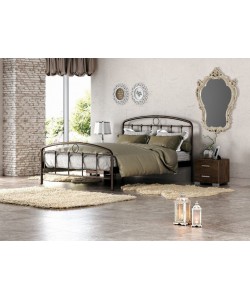 KPS/ BASIC  ΣΕΤ ΚΡΕΒΑΤΟΚΑΜΑΡΑ 3 ΤΕΜ ΞΥΛΟ-ΜΕΤΑΛΛΟ ΓΙΑ ΣΤΡΩΜΑ 150Χ200 ΕΚ