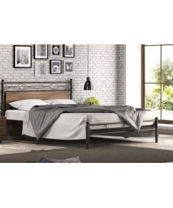 KPS/ ΑΡΙΑΝΔΗ ΚΡΕΒΑΤΙ ΞΥΛΙΝΟ-ΜΕΤΑΛΛΙΚΟ ΔΙΠΛΟ ΕΛΛΗΝΙΚΗΣ ΚΑΤΑΣΚΕΥΗΣ ΓΙΑ ΣΤΡΩΜΑ 150Χ190 ΕΚ