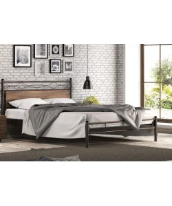 ΑΡΙΑΔΝΗ ΚΡΕΒΑΤΙ ΞΥΛΟ-ΜΕΤΑΛΛΟ ΔΙΠΛΟ ΕΛΛΗΝΙΚΗΣ ΚΑΤΑΣΚΕΥΗΣ ΓΙΑ ΣΤΡΩΜΑ 150Χ190ΕΚ. ΜΕ ΤΑΒΛΕΣ