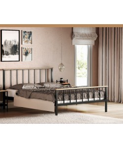 ΤΟΝΙΑ ΚΡΕΒΑΤΙ ΞΥΛΟ-ΜΕΤΑΛΛΟ ΜΟΝΟ ΕΛΛΗΝΙΚΗΣ ΚΑΤΑΣΚΕΥΗΣ 090Χ190ΕΚ. ΜΕ ΤΑΒΛΕΣ