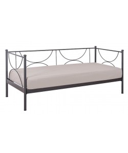 KPS/ ΡΟΖΑ ΚΡΕΒΑΤΙ-ΚΑΝΑΠΕΣ ΜΕΤΑΛΛΙΚΟ ΜΟΝΟ ΜΕ ΤΑΒΛΕΣ ΕΛΛΗΝΙΚΗΣ ΚΑΤΑΣΚΕΥΗΣ ΓΙΑ ΣΤΡΩΜΑ 90Χ200 ΕΚ