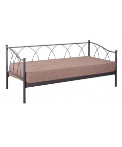 KPS/ ΚΡΕΒΑΤΙ-ΚΑΝΑΠΕΣ GLAMOUR ΜΕΤΑΛΛΙΚΟ ΜΟΝΟ ΜΕ ΤΑΒΛΕΣ ΕΛΛΗΝΙΚΗΣ ΚΑΤΑΣΚΕΥΗΣ ΓΙΑ ΣΤΡΩΜΑ 90Χ200 ΕΚ