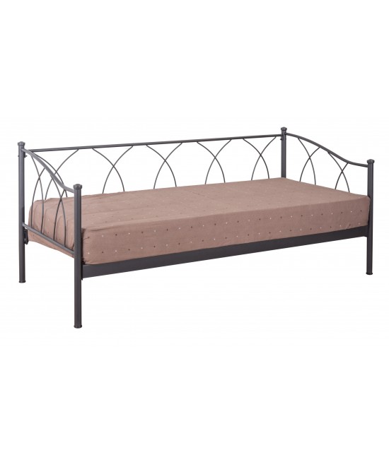 KPS/ ΚΡΕΒΑΤΙ-ΚΑΝΑΠΕΣ GLAMOUR ΜΕΤΑΛΛΙΚΟ ΜΟΝΟ ΜΕ ΤΑΒΛΕΣ ΕΛΛΗΝΙΚΗΣ ΚΑΤΑΣΚΕΥΗΣ ΓΙΑ ΣΤΡΩΜΑ 90Χ190 ΕΚ