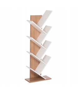 ΒΙΒΛΙΟΘΗΚΗ LIANA HM9028.14 ΜΕΛΑΜΙΝΗ SONAMA/ΛΕΥΚΟ 46x22x128,5Yεκ.