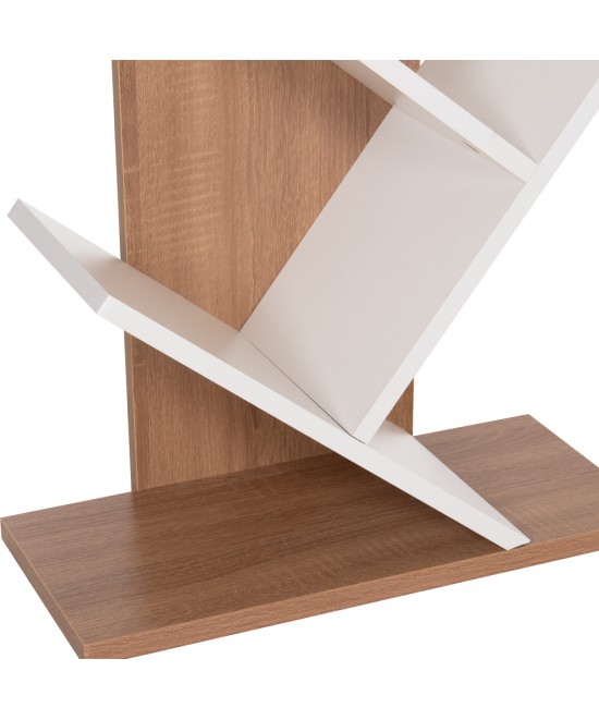 ΒΙΒΛΙΟΘΗΚΗ LIANA HM9028.14 ΜΕΛΑΜΙΝΗ SONAMA/ΛΕΥΚΟ 46x22x128,5Yεκ. ΒΙΒΛΙΟΘΗΚΗ LIANA HM9028.14 ΜΕΛΑΜΙΝΗ SONAMA/ΛΕΥΚΟ 46x22x128,5Yεκ.