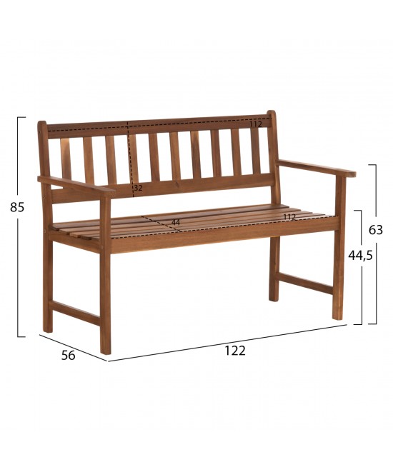 LOUNGE ΣΕΤ ΕΞ.ΧΩΡΟΥ 3ΤΜΧ FORNEL HM10988 ΞΥΛΟ ΑΚΑΚΙΑΣ ΣΕ ΦΥΣΙΚΟ