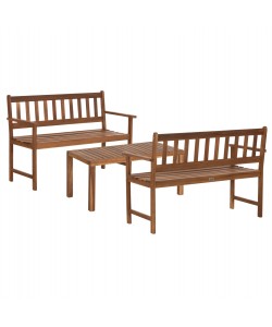 LOUNGE ΣΕΤ ΕΞ.ΧΩΡΟΥ 3ΤΜΧ FORNEL HM10988 ΞΥΛΟ ΑΚΑΚΙΑΣ ΣΕ ΦΥΣΙΚΟ