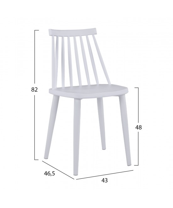 ΣΕΤ ΤΡΑΠΕΖΑΡΙΑΣ ΕΣ.ΧΩΡΟΥ 5ΤΜΧ PALOMA HM11389 ΛΕΥΚΟ-SONAMA MDF TOP