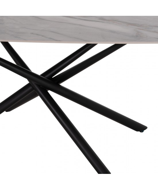 ΤΡΑΠΕΖΙ ΤΡΑΠΕΖΑΡΙΑΣ ISKA HM18420 ΚΕΡΑΜΙΚΟ TOP ΣΕ ΛΕΥΚΟ/ΚΑΦΕ ΜΑΡΜΑΡΟ 160x90x79Υεκ