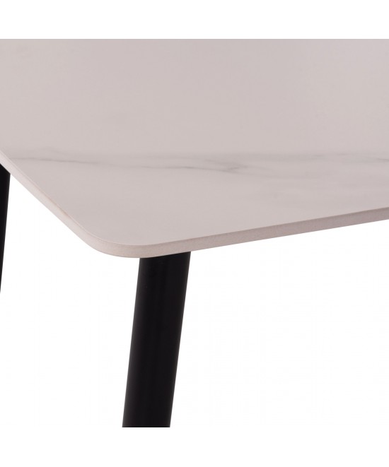 ΣΕΤ ΤΡΑΠΕΖΑΡΙΑΣ 5ΤΜΧ RAVEN HM12117.01 ΚΕΡΑΜΙΚΟ TOP ΛΕΥΚΟ ΜΑΡΜΑΡΟ--ΣΑΠΙΟ ΜΗΛΟ ΒΕΛΟΥΔΟ