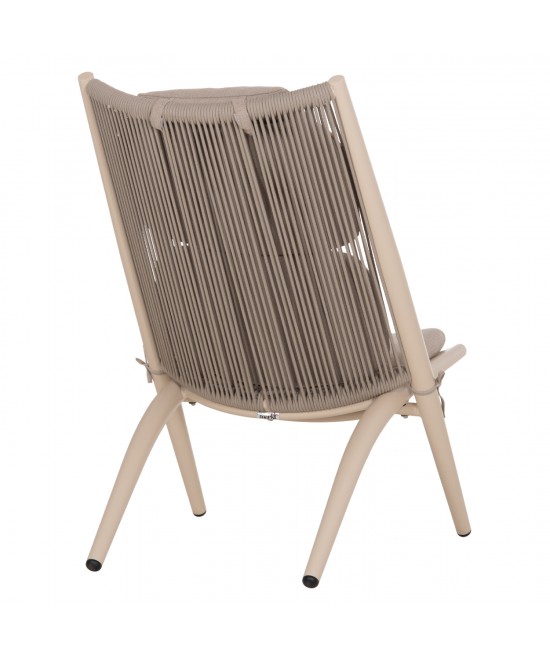 ΠΟΛΥΘΡΟΝΑ RELAX REMUS HM6642.04 ΑΛΟΥΜΙΝΙΟ ΣΑΜΠΑΝΙ-ΣΧΟΙΝΙ OLEFIN ΜΠΕΖ 63x87x94Υεκ.