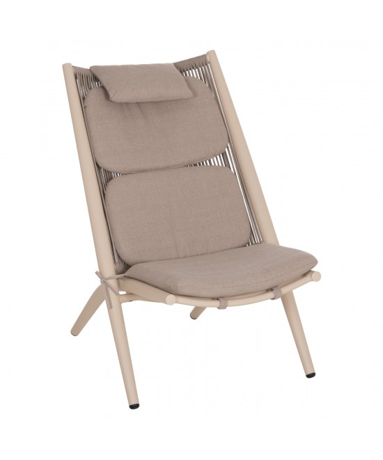 ΠΟΛΥΘΡΟΝΑ RELAX REMUS HM6642.04 ΑΛΟΥΜΙΝΙΟ ΣΑΜΠΑΝΙ-ΣΧΟΙΝΙ OLEFIN ΜΠΕΖ 63x87x94Υεκ.