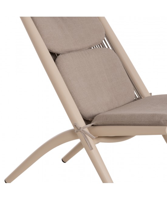 ΠΟΛΥΘΡΟΝΑ RELAX REMUS HM6642.04 ΑΛΟΥΜΙΝΙΟ ΣΑΜΠΑΝΙ-ΣΧΟΙΝΙ OLEFIN ΜΠΕΖ 63x87x94Υεκ.