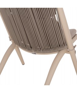 ΠΟΛΥΘΡΟΝΑ RELAX REMUS HM6642.04 ΑΛΟΥΜΙΝΙΟ ΣΑΜΠΑΝΙ-ΣΧΟΙΝΙ OLEFIN ΜΠΕΖ 63x87x94Υεκ.