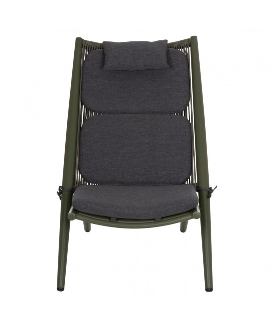 ΠΟΛΥΘΡΟΝΑ RELAX REMUS HM6642.07 ΑΛΟΥΜΙΝΙΟ & ΣΧΟΙΝΙ OLEFIN ΣΕ OLIVE GREEN 63x87x94Υεκ