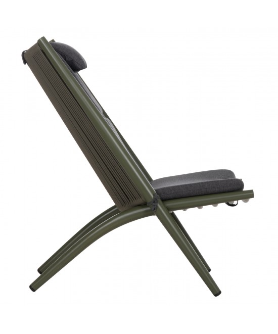 ΠΟΛΥΘΡΟΝΑ RELAX REMUS HM6642.07 ΑΛΟΥΜΙΝΙΟ & ΣΧΟΙΝΙ OLEFIN ΣΕ OLIVE GREEN 63x87x94Υεκ