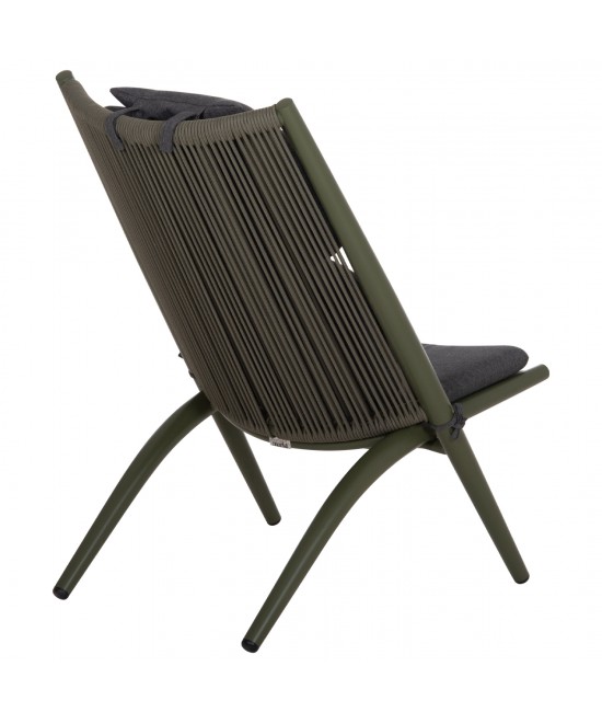 ΠΟΛΥΘΡΟΝΑ RELAX REMUS HM6642.07 ΑΛΟΥΜΙΝΙΟ & ΣΧΟΙΝΙ OLEFIN ΣΕ OLIVE GREEN 63x87x94Υεκ