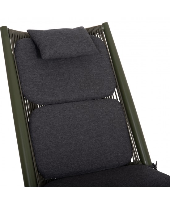 ΠΟΛΥΘΡΟΝΑ RELAX REMUS HM6642.07 ΑΛΟΥΜΙΝΙΟ & ΣΧΟΙΝΙ OLEFIN ΣΕ OLIVE GREEN 63x87x94Υεκ