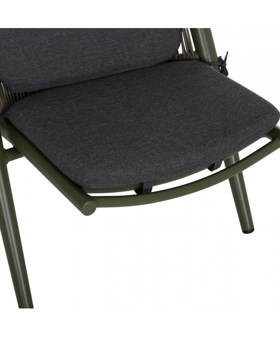 ΠΟΛΥΘΡΟΝΑ RELAX REMUS HM6642.07 ΑΛΟΥΜΙΝΙΟ & ΣΧΟΙΝΙ OLEFIN ΣΕ OLIVE GREEN 63x87x94Υεκ