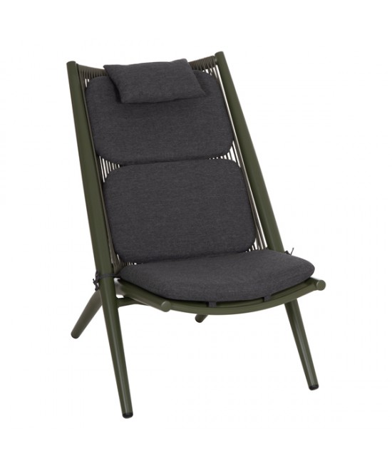 ΠΟΛΥΘΡΟΝΑ RELAX REMUS HM6642.07 ΑΛΟΥΜΙΝΙΟ & ΣΧΟΙΝΙ OLEFIN ΣΕ OLIVE GREEN 63x87x94Υεκ