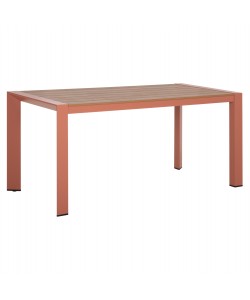 ΤΡΑΠΕΖΙ ΕΞΩΤ.ΧΩΡΟΥ GOYA HM6059.08 ΑΛΟΥΜΙΝΙΟ ΣE TERRACOTTA & POLYWOOD 160X80Χ75Υεκ.