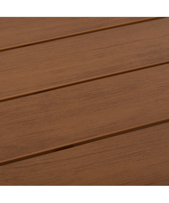 ΤΡΑΠΕΖΙ ΕΞΩΤ.ΧΩΡΟΥ GOYA HM6059.08 ΑΛΟΥΜΙΝΙΟ ΣE TERRACOTTA & POLYWOOD 160X80Χ75Υεκ.
