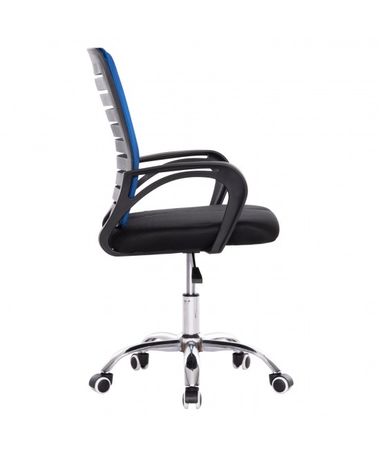 ΚΑΡΕΚΛΑ ΓΡΑΦΕΙΟΥ TRAIL HM1192.96 ΜΠΛΕ & ΜΑΥΡΟ MESH 62x51x98Υεκ. Β' ΔΙΑΛΟΓΗΣ